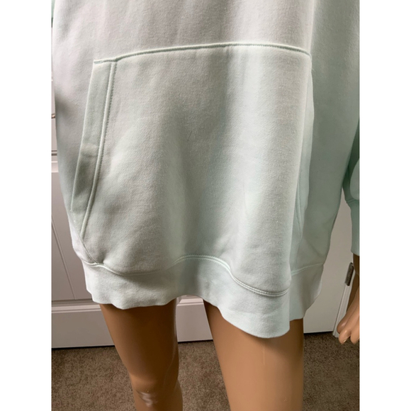 Nike Womens Hoodie Sz Lg Green Embroidered Logo Kangaroo Pocket Outdoor Gorpcore - Picture 5 of 13